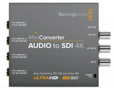Image de Mini convertisseur audio vers SDI 4K de Blackmagic Design