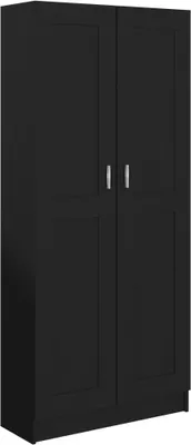 Immagine prodotto di Libreria vidaXL nera 82,5x30,5x185,5 cm in materiale derivato dal legno