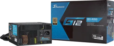 Produktbild von Seasonic Netzteil 650W G12 GC-650 80+Gold