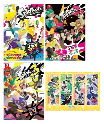 Zdjęcie produktu dla Zestaw 3 albumów artystycznych z serii Splatoon, idealny dla fanów