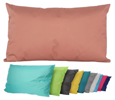 Produktbild von JACK Outdoor Lounge Kissen 30x50cm Dekokissen inkl. Füllung Wasserfest Sitzkissen Garten Stuhl Lotus Effekt, Farbe:Terra