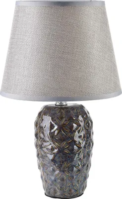 Zdjęcie produktu dla Lampa stołowa ceramiczna Mondex LETI RUSTIC 9x9x31 cm, brązowa, 1 sztuka