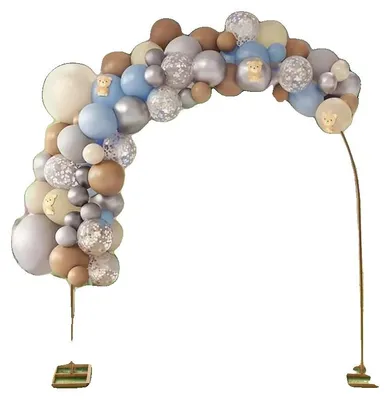 Imagen del producto de Soporte para arco de globos, estructura de hierro duradera, diseño elegante, L