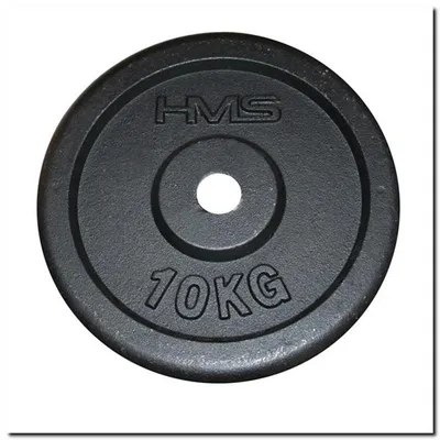 Image de Tcz10 Disque d'haltères noir 10 Kg Hms
