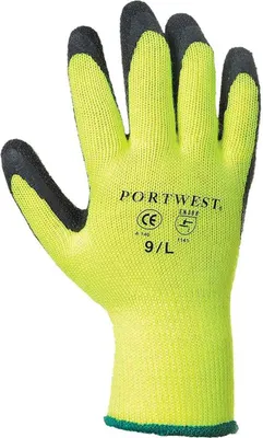 Obrázok produktu pre Portwest - Pánske/dámske rukavice Unisex Grip, z termálneho materiálu PC6280 (XL) (žltá)