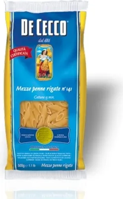Produktbild von Nudeln Pasta Mezze Penne Rigate n° 141 5 x 500 gr. - De Cecco
