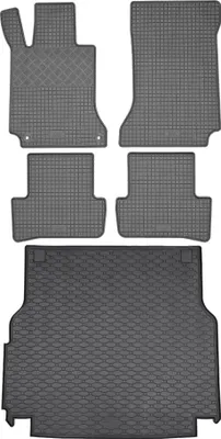 Immagine prodotto di RIGUM 421187 Tappetini per bagagliaio + RIGUM 901641 - Mercedes Classe C W204 Estate dal 12.2007-09.2014, lega leggera, universale, lato guida - INSTALLAZIONE