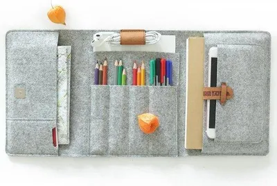 Produktbild von Lichtgrauer Tablet Etui 7 Zoll für Mini Notebook