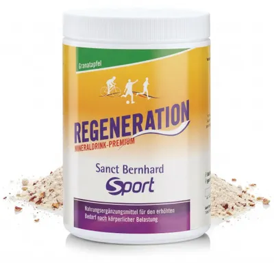 Produktbild von Sanct Bernhard Sport Regeneration Mineraldrink Granatapfel 750g