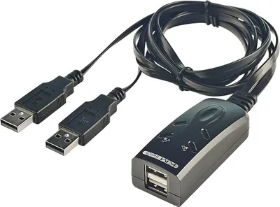 Obrázek produktu pro Lindy 2 Port USB KM Switch - Tastatur-/Mausschalter