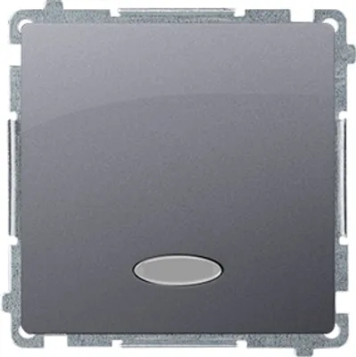 Obrázok produktu pre Kontakt-Simon BMW1L.01/21, Plast, Nerezová oceľ, IP20, IP44, 250 V, 10 A, 75 mm