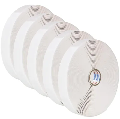 Productafbeelding van Butylrubber reparatietape, waterdichte afdichtingstape, wit, 19 mm x 9,14 m, 5 rollen