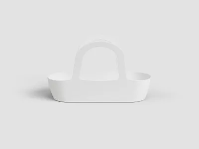 Obrázok produktu pre artevasi© PARIS taška na rastliny biela 43 cm - plast