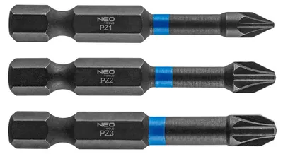 Immagine prodotto di Punte a percussione PZ1/2/3 x 50 mm, 3 pz.