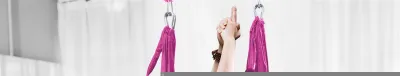 Produktbild von 2.5 * 1.45m Safe Deluxe Antennenkit Antigravitations Yoga Schaukel Premium Aerial Nylon Ausrš¹stung Aerial Yoga H?ngematten Set