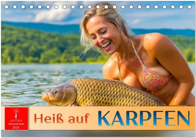 Produktbild von Heiß auf Karpfen (Tischkalender 2026 DIN A5 quer), CALVENDO Monatskalender