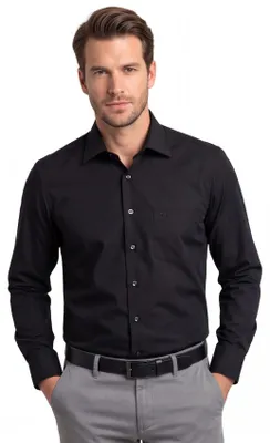 Produktbild von Schwarzes Hemd Ledub Regular Fit