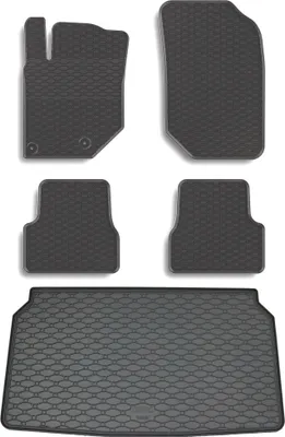 Produktbild von Gummi Fußmatten + Kofferraumwanne Set für Opel Mokka B, Bj. 1/2021-