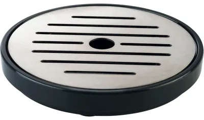Obrázek produktu pro APS Tropfenschale 2-tlg., Höhe: 15 mm, ø: 95 mm schwarz