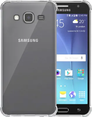 Obrázok produktu pre Smartphonica Puzdro na telefón vhodné pre Samsung Galaxy J5 Transparent Shockproof - nárazuvzdorné puzdro TPU SIlicone Backcover Case with Bumper Transparent