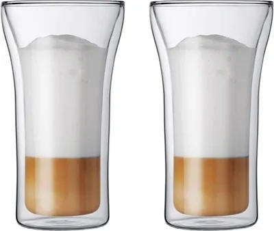 Produktbild von Doppelwandige Gläser , BODUM Assam, 2er Set, 0.2 l, Transparent, Borosilikatglas