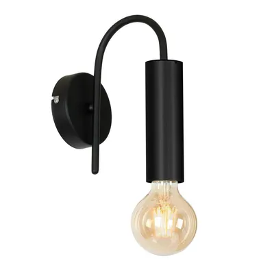 Zdjęcie produktu dla Kinkiet ścienny minimalistyczny czarny Loppe 1xE27 15W Luminex