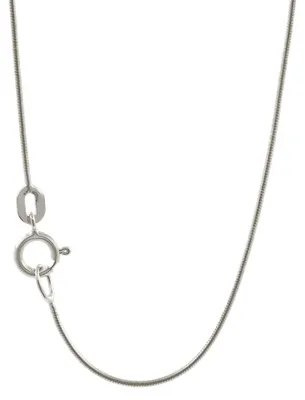 Produktbild von Silberkette Schlangenkette Länge 45cm - Breite 0,8mm - 925 Silber