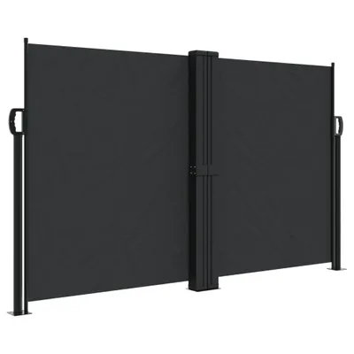 Produktbild von Seitenmarkise Ausziehbar Schwarz 140x600 cm