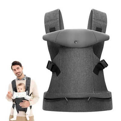 Produktbild von Babytrage mit Hüft- & Schultergurt – Bequemer Baby Hüftsitz für Neugeborene, Tragbar vorne & hinten, 1–36 Monate