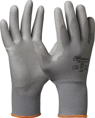 Produktbild von GEBOL Handschuh Micro Flex Gr. 11 709245G grau