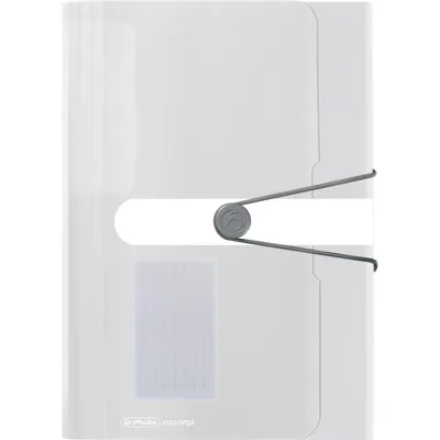 Obrázek produktu pro Herlitz Sammelbox      A4 PP 4.0cm farbl.transp.  m.Gummizug