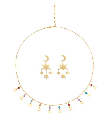Produktbild von SUPSLIM damen schmuckset - gold, ONESIZE