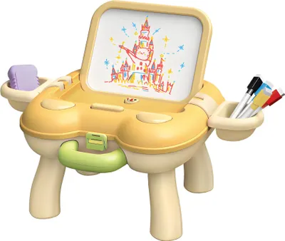 Produktbild von Aga4Kids Kindertafel mit Tisch Gelb