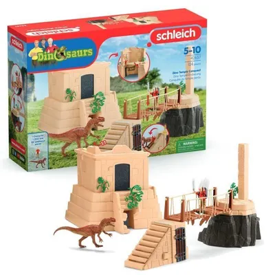 Immagine prodotto di Adventures in the Lost Temple. Schleich 42657 Dinosaurs. Playset with a Monolophosaurus dinosaur included. For children aged 5 and over