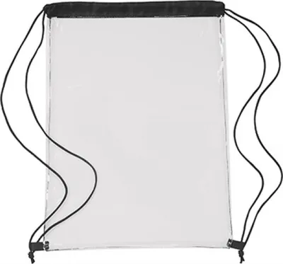 Produktbild von Printwear 0927 | Transparent Backpack / 35 x 46 x 0,1 cm - Farbe: Black - Größe: 35 x 46 x 0,1 cm