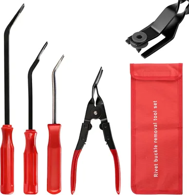 Produktbild von Türverkleidungszangen Set 4-teilig, Kunststoffnietenzangen, für Autoreparatur
