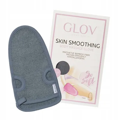Produktbild von Glov Skin Glättender Körper Massagehandschuh in Glattgrau