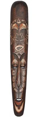 Produktbild von Maske SENGE 100 cm, Holz-Maske aus Bali, Wandmaske