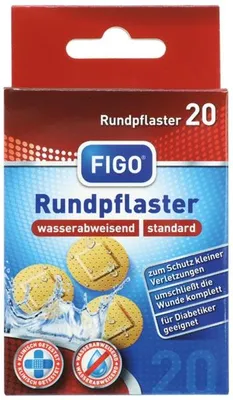 Produktbild von FIGO Wundverband Rundpflaster 20er