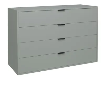 Zdjęcie produktu dla Komoda Erna 119x45x87 sosna zielony matowy lakier 14722