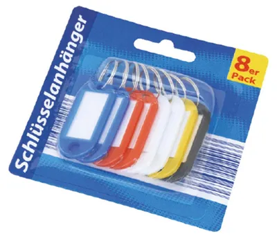 Obrázek produktu pro Přívěsek na klíče, balení po 8 kusech