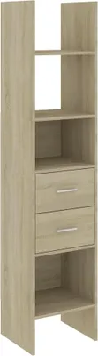 Produktbild von vidaXL Bücherregal Sonoma-Eiche 40x35x180 cm Holzwerkstoff
