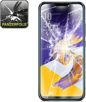 Produktbild von 6x Panzerfolie ANTI-SCHOCK Displayschutzfolie für Asus Zenfone 5z ZS620KL MATT