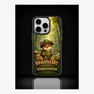 Obrázok produktu pre Puzdro na iPhone 15 Pro, ochranné puzdro s motívom – značka LUNØIR ©