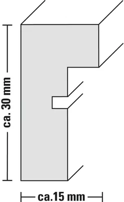 Produktbild von Hama Kopenhagen - Glas - MDF-Platten - Weiß - Einzelbilderrahmen - Wand - 28 x 35 cm - Nachdenklich (00175989)