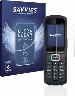 Produktbild von 6x Für Gigaset R700H Pro Schutzfolie Savvies Displayschutz Display Schutz Folie Klar Transparent
