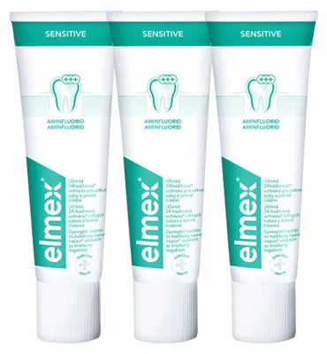 Image de Dentifrice pour dents sensibles Sensitive 3 x 75 ml