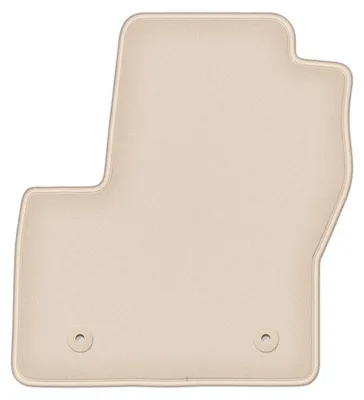 Produktbild von DURBAN Beige Velours-Fahrerfußmatte für Ford Tourneo Connect Kombivan (2013-2017)