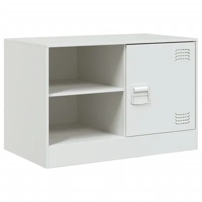 Produktbild von vidaXL TV-Schrank Weiß 67x39x44 cm Stahl