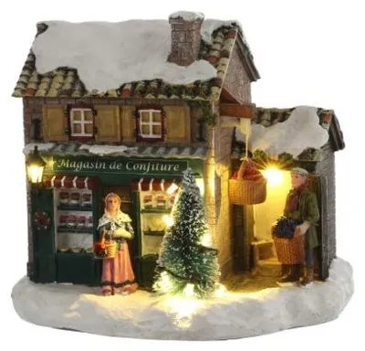 Productafbeelding van Confiture shop battery operated l18xb13xh16cm Kerst Luville